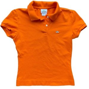Lacoste Orange Polo Shirt